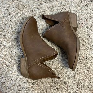 Brown booties